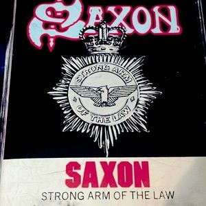 Saxon Strong Arm of the Law 1982/1980 Carrere Records Cassette Tape PZT 37679